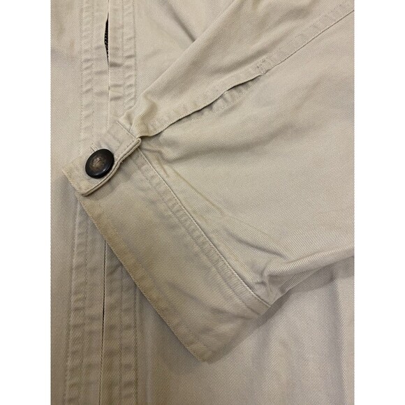 North Bay B.BM Sportswear Cotton Beige Jacket Coat Mens Size L Vintage - Picture 15 of 16